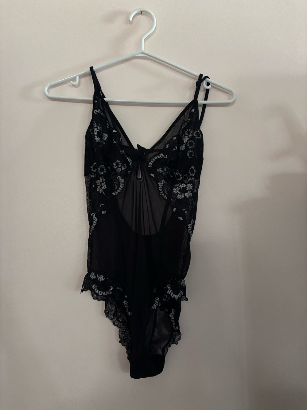 Victoria’s Secret Sheer Lace Bodysuit Teddy